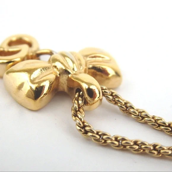 EUC Authentic Dior Gold Plated Necklace - Picture 5 of 9